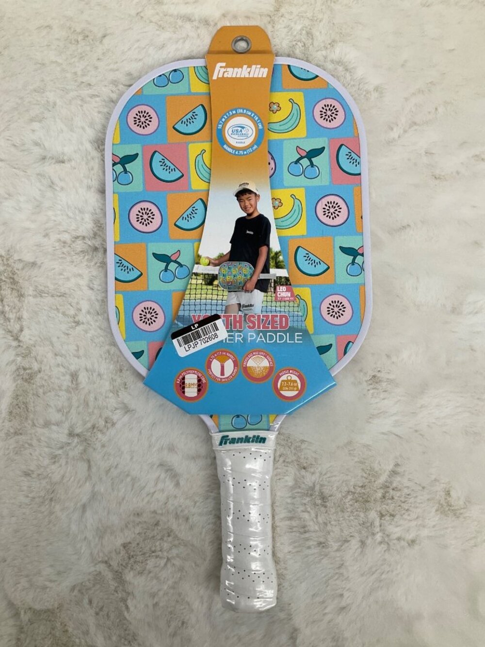 Franklin Youth-Sized Polymer Paddle  Fruit Design Table Tennis Paddle NEW